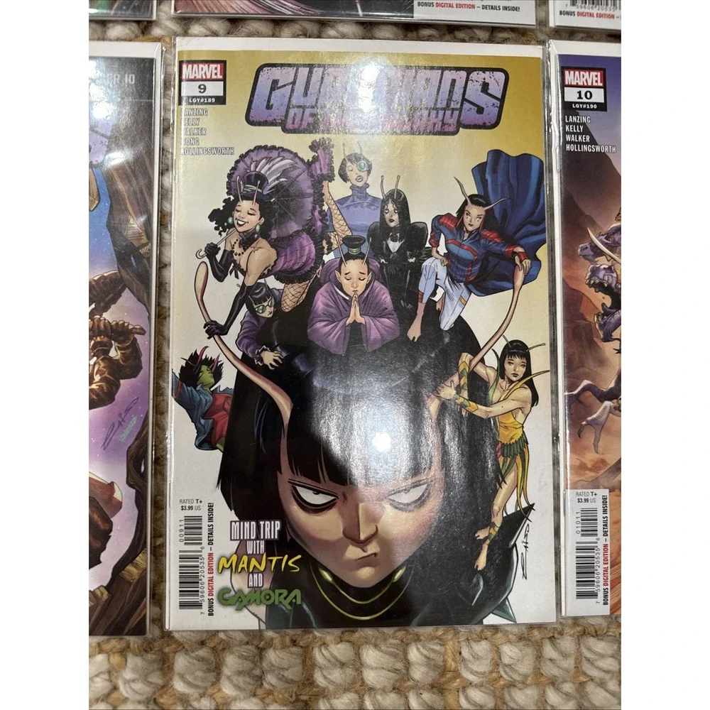 Lot x 11 GUARDIANS OF THE GALAXY Comic Books #1-10 LGY#181-190 + Annual 1 Marvel